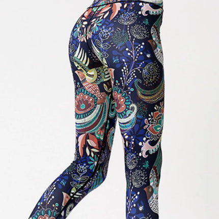 Printed High Waist Active Leggings