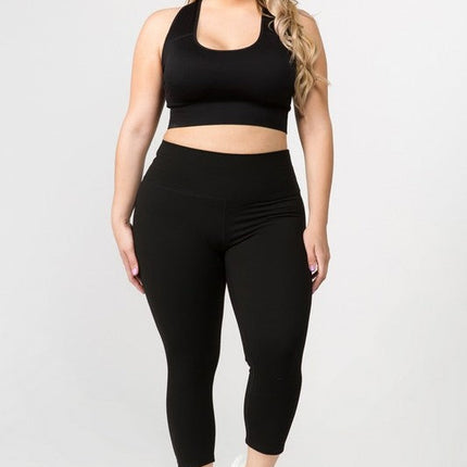 Buttery Soft Capri Activewear  Leggings