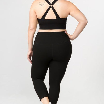 Buttery Soft Capri Activewear  Leggings