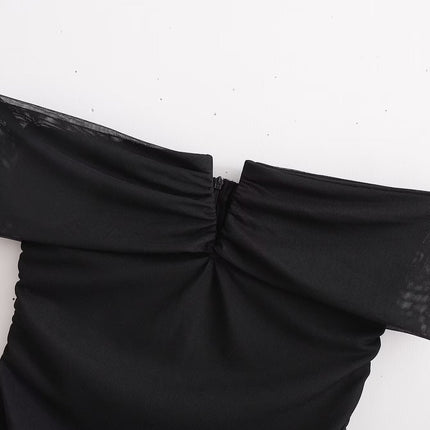 Sexy Minority Velvet Sexy Nightclub Hepburn Dress