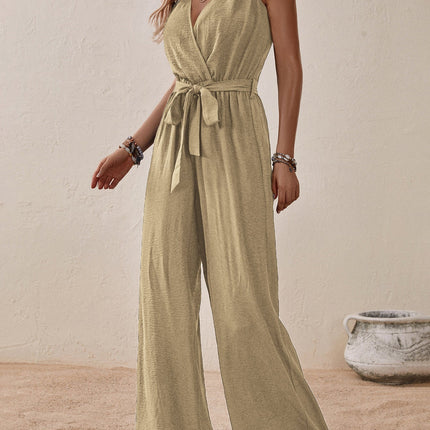 Sleeveless Jumpsuit Arrival High Waist with Straps Sleeveless Jumpsuit Casual