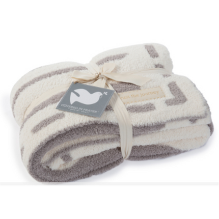 "CIP STRIPE" ADULT BLANKET-TRUST THE JOURNEY