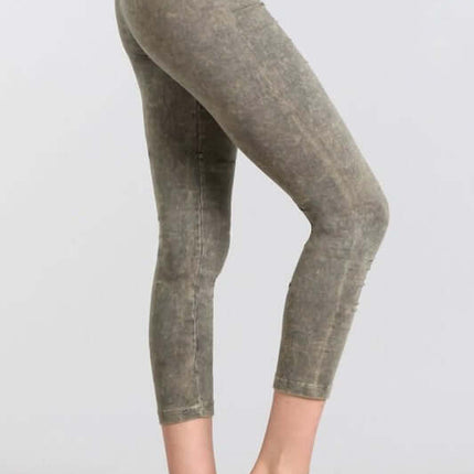Easy Fit USA Cotton Capri Leggings Made in USA