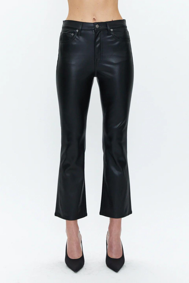 "Lennon" Boot Leg Leather Pant