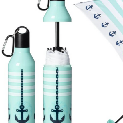 Anchors Away Water Bottle Umbrella