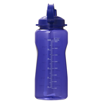 Motivational 64OZ Motivational Water Bottle- Random Color