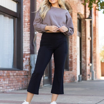 The Delilah - Kick Flare Leggings with Pockets