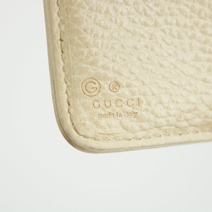 Gucci Brown GG Canvas Double Hook Compact Wallet  #2644