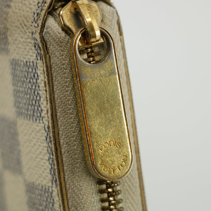 Louis Vuitton Damier Azur Zippy Organizer Wallet #3119