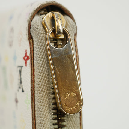 Louis Vuitton Multicolor Murakami Zippy Wallet  #3144