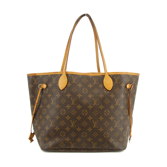 Louis Vuitton Monogram Canvas Brown Neverfull MM Shoulder Bag  #3440