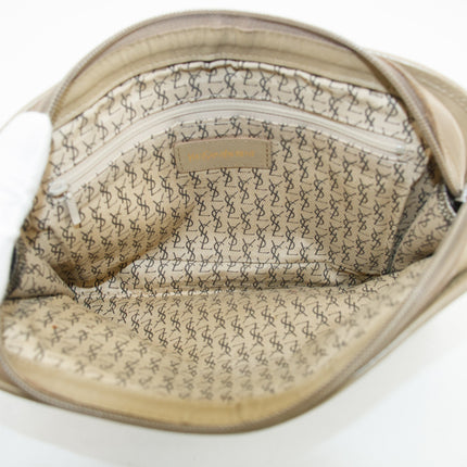 Saint Laurent YSL Coated Canvas Giraffe Pattern Pouch  #3451