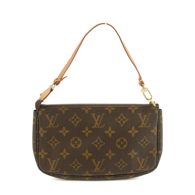 Louis Vuitton Monogram Canvas Brown Pochette Accessories Shoulder Bag  #3462