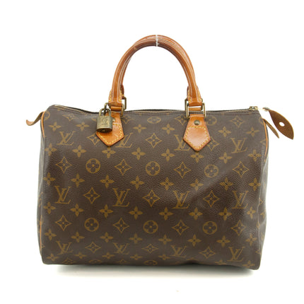Louis Vuitton Monogram Canvas Brown Speedy 30 Handbag #3478
