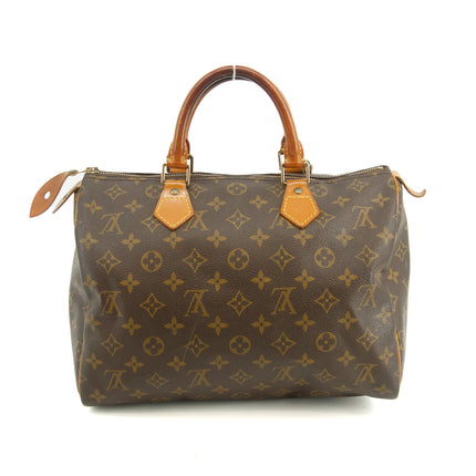 Louis Vuitton Monogram Canvas Brown Speedy 30 Handbag #3478