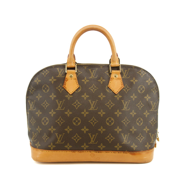 Louis Vuitton Monogram Canvas Alma PM Brown Tote Bag #3489
