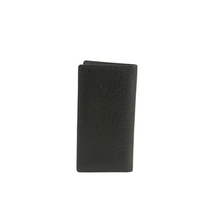 Louis Vuitton Black Taiga Leather Long Bifold Wallet #3532