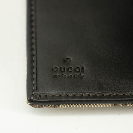 Gucci GG Canvas Sherry Line Jackie Compact Wallet #3539