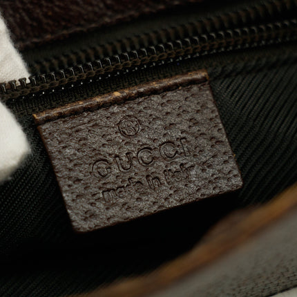 Gucci GG Canvas Flat Beige x Brown Messenger Bag #3553