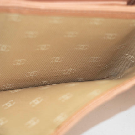 Chanel Pink Leather Compact Trifold Wallet #3715