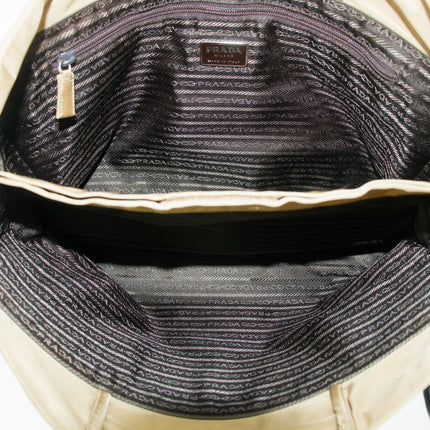 Prada Green Nylon Tesssuto City Shoulder Bag  #3602