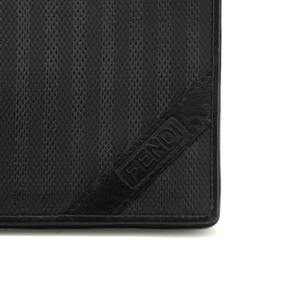 Fendi Black Leather Mens Bifold Wallet  #3611