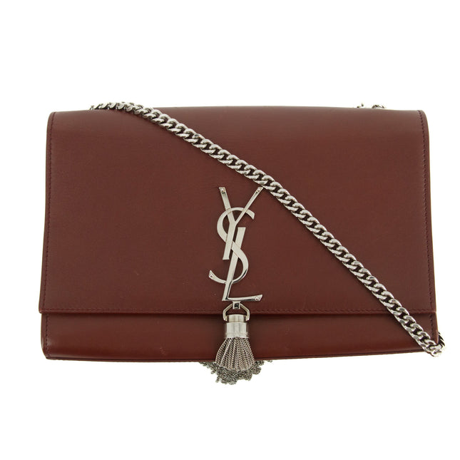 Saint Laurent YSL Kate Red Chain Shoulder Bag #3658