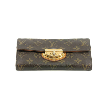 Louis Vuitton Monogram Canvas Etolie Sarah Long Wallet #3689