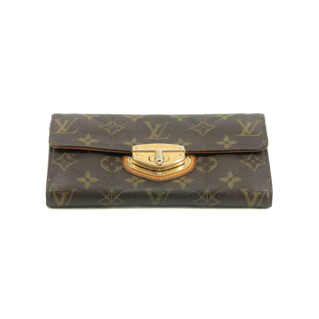 Louis Vuitton Monogram Canvas Etolie Sarah Long Wallet #3689