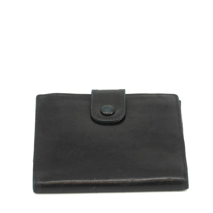 Chanel Black Lambskin Coco Mark Compact Wallet #3701