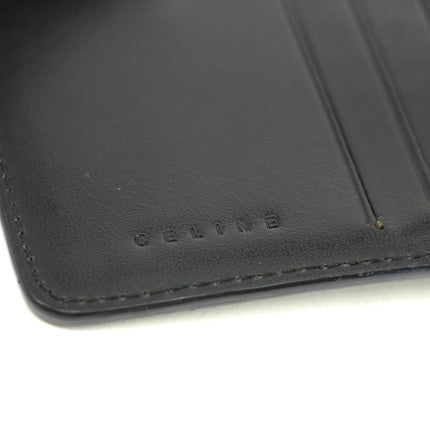 Celine Macadam Black PVC Compact Wallet #3704