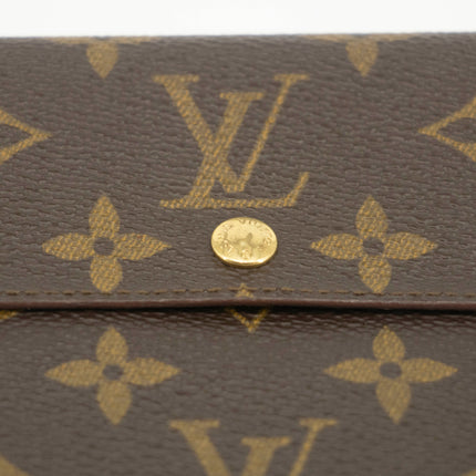 Louis Vuitton Monogram Canvas Brown Trifold Wallet #3709