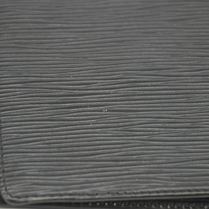 Louis Vuitton Black Epi Leather Bifold Wallet #3712