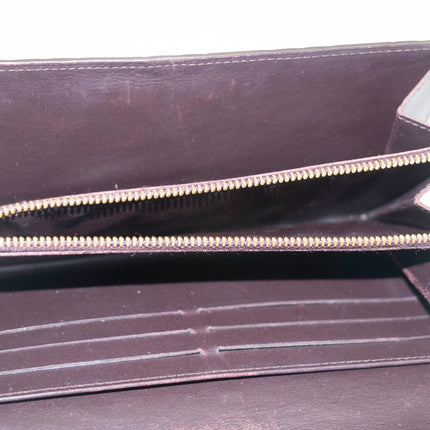 Louis Vuitton Vernis Patent Leather Purple Sarah Wallet #3713