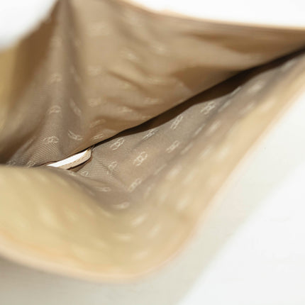 Chanel Beige Leather Long Bifold Wallet #3719