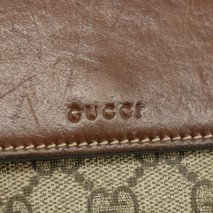 Gucci Canvas Coded Brown Continental Long Wallet #3817