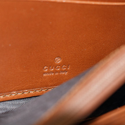 Gucci Canvas Coded Brown Continental Long Wallet #3817
