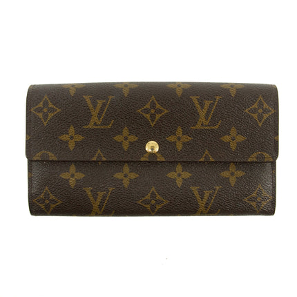 Louis Vuitton Monogram Canvas Sarah Long Wallet #3828