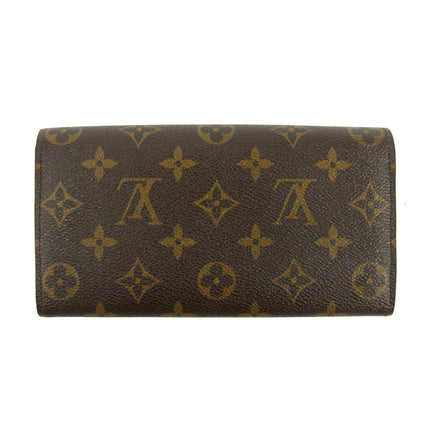 Louis Vuitton Monogram Canvas Sarah Long Wallet #3828