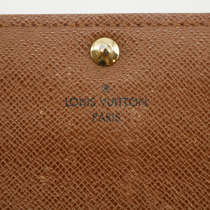 Louis Vuitton Monogram Canvas Sarah Long Wallet #3828