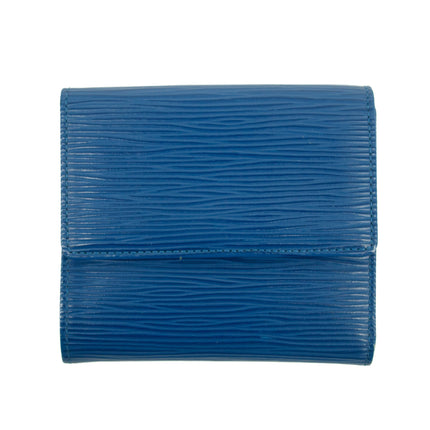 Louis Vuitton Blue Epi Leather Elise Wallet #3829