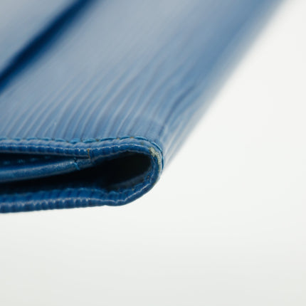 Louis Vuitton Blue Epi Leather Elise Wallet #3829