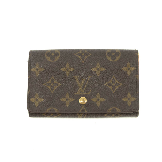 Louis Vuitton Monogram Canvas Porte Tresor Bifold Wallet #3858