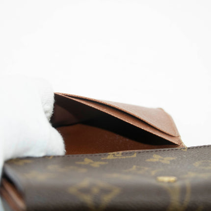 Louis Vuitton Monogram Canvas Porte Tresor Bifold Wallet #3858