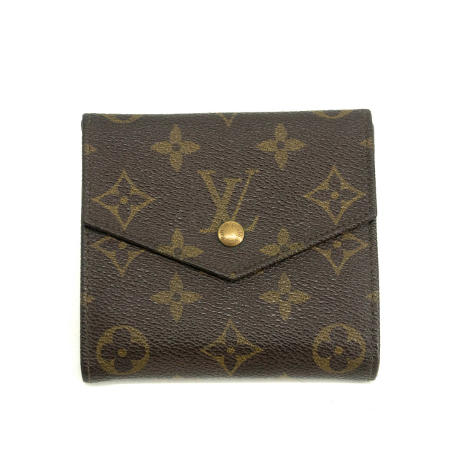 Louis Vuitton Monogram Canvas Elise Compact Wallet #3861