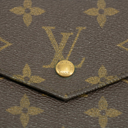 Louis Vuitton Monogram Canvas Elise Compact Wallet #3861