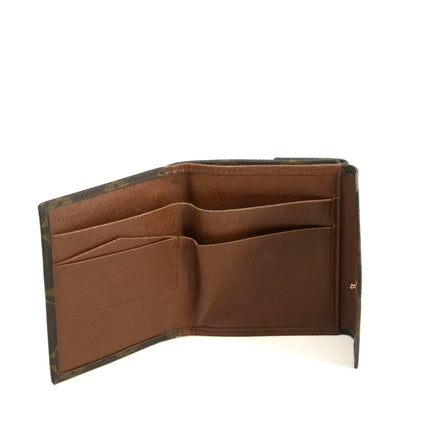 Louis Vuitton Monogram Canvas Elise Compact Wallet #3861