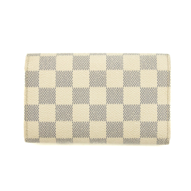 Louis Vuitton Damier Azur White Porte Tresor Wallet #3911