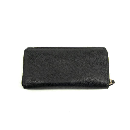 Gucci Interlocking G Black Zip Around Tri-fold Wallet #3917