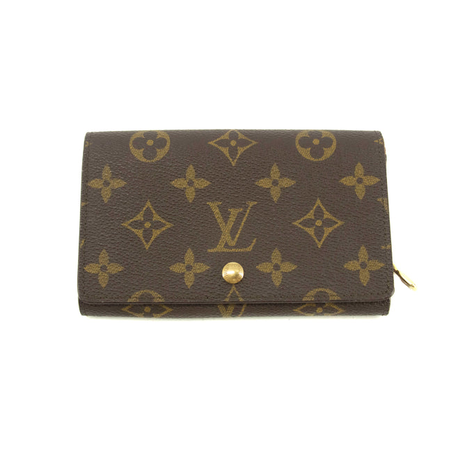 Louis Vuitton Monogram Canvas Porte Tresor Wallet #3928